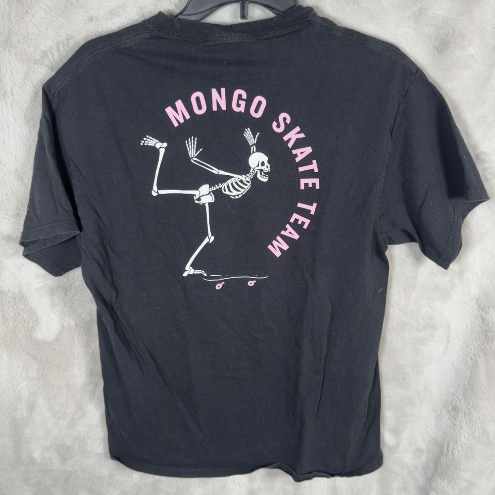 Chomp Black Skeleton Skater Graphic T Shirt Men's‎ Medium Cotton